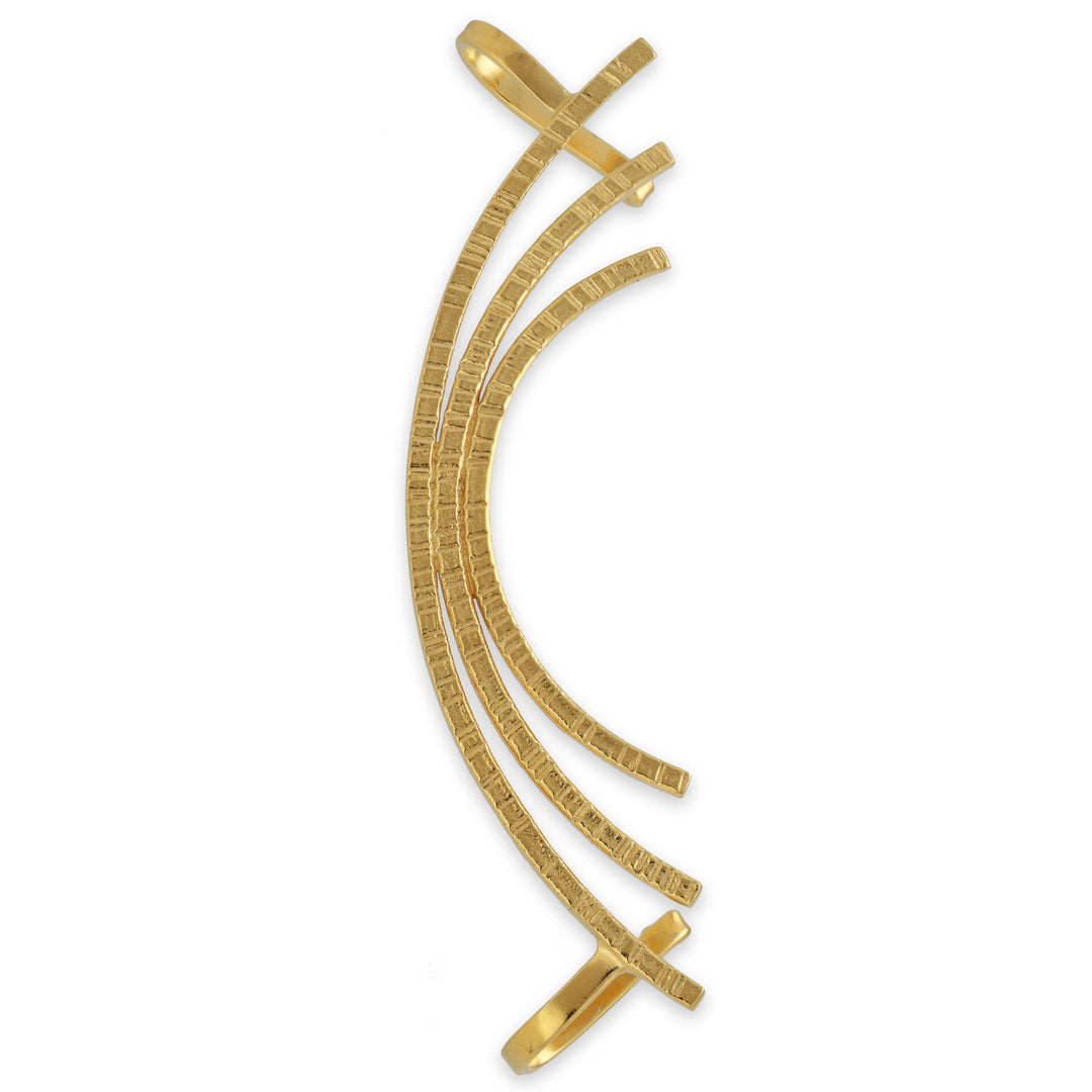 Men's arched cuff earring