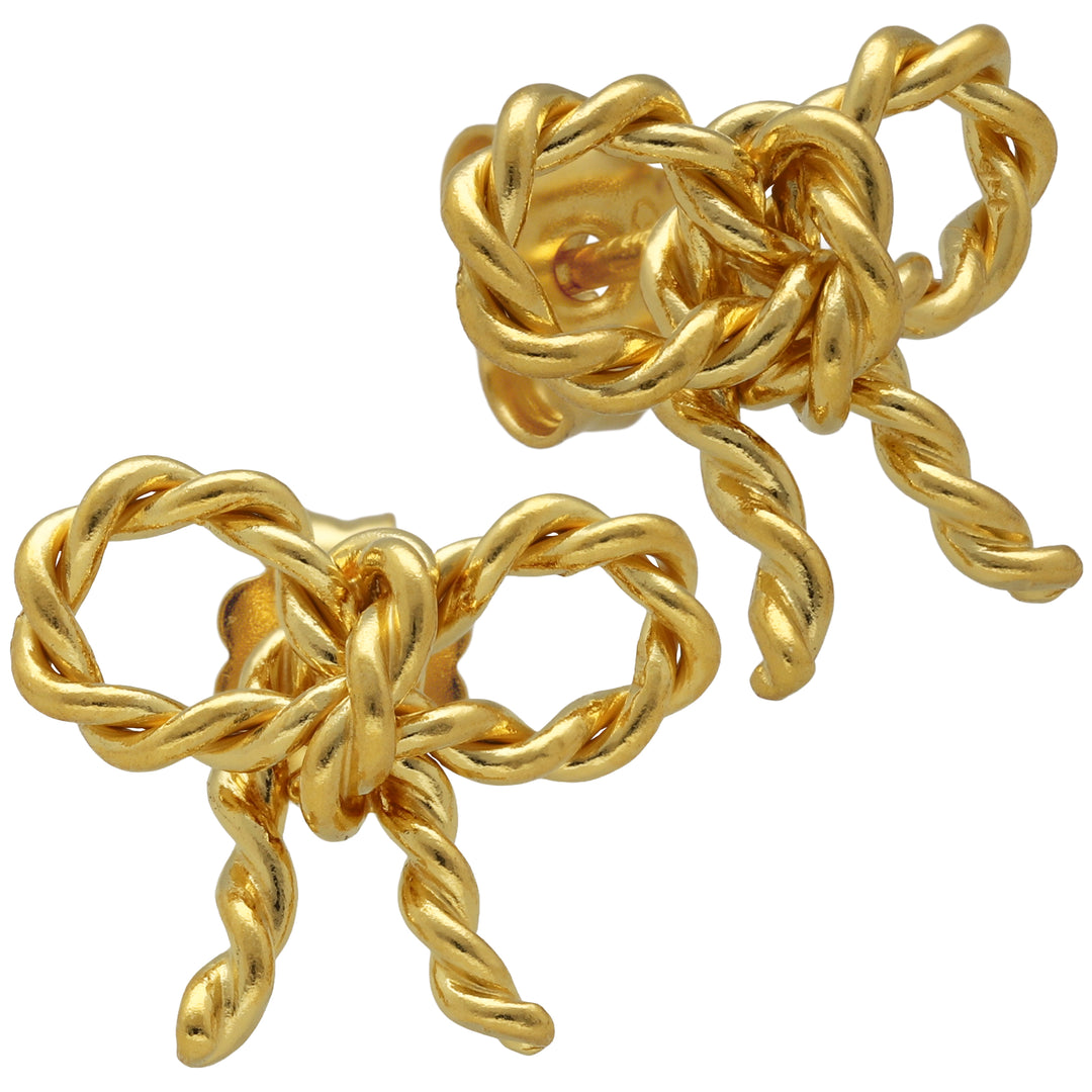 Stud earrings "bows"