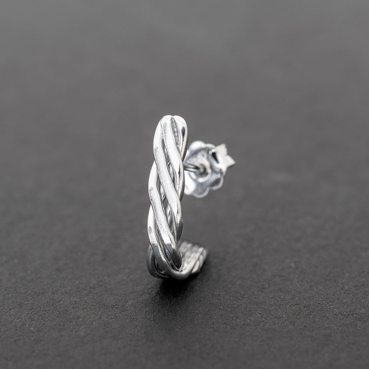 Ανδρικό πλεκτό σκουλαρίκι - Emmanuela - handcrafted for you®