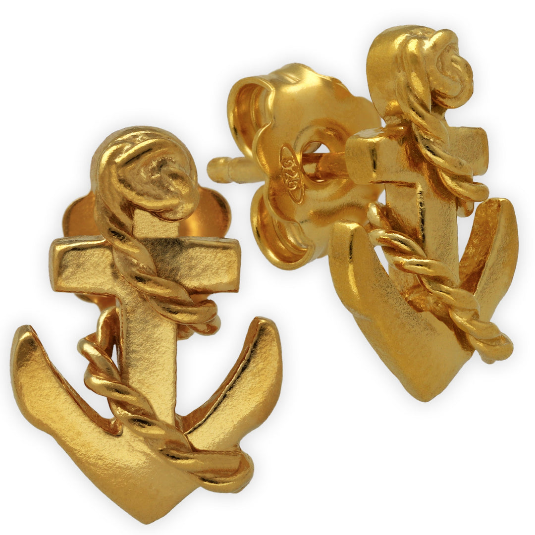 Men's "anchor" earrings