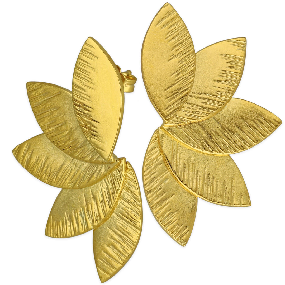 Leaf Stud Earrings