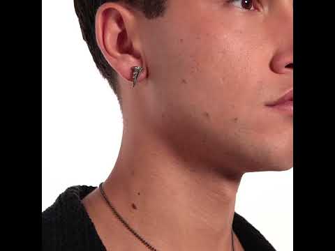 Crab claw earring for men