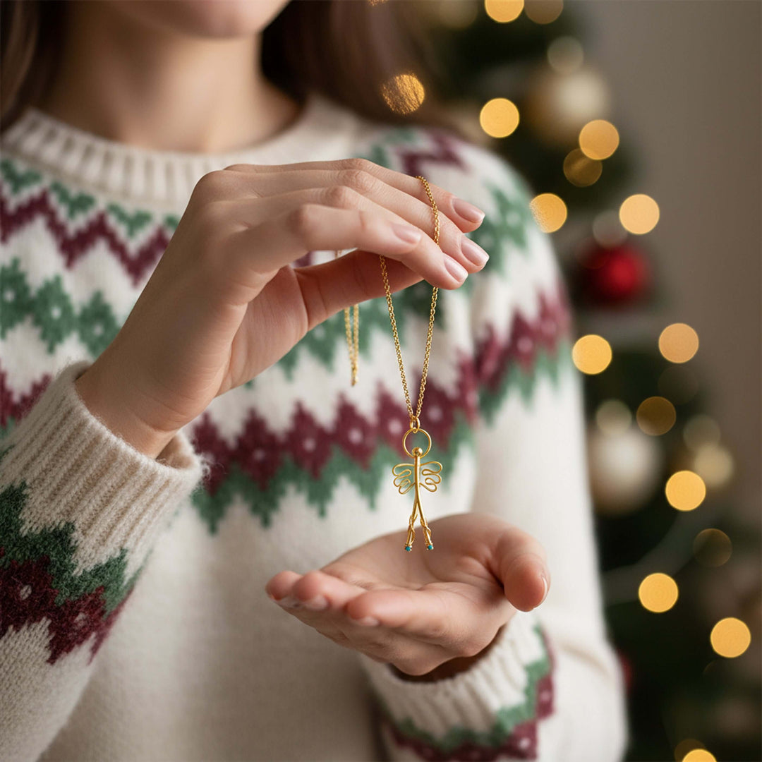 Pendant necklace - "Angel amulet"