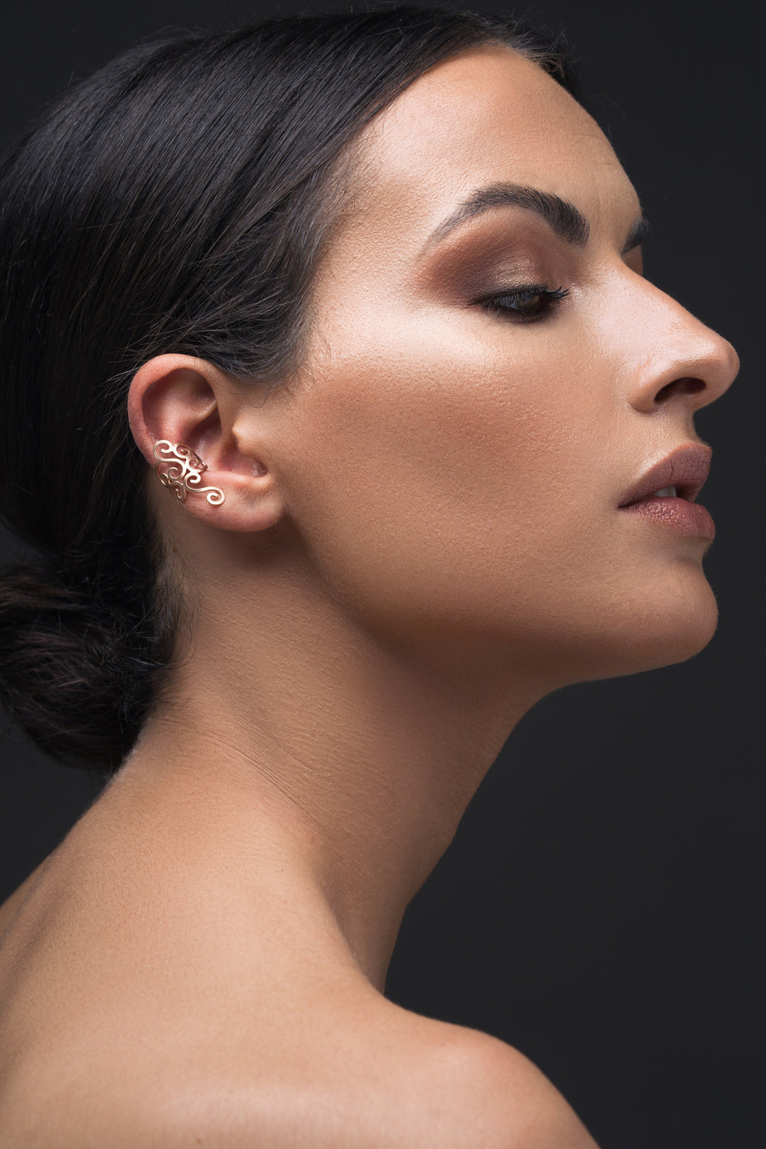 Spiral ear cuff