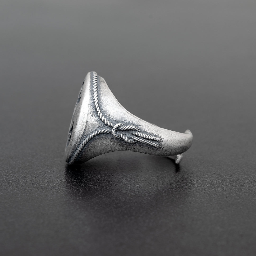 'Anchor' ring for men