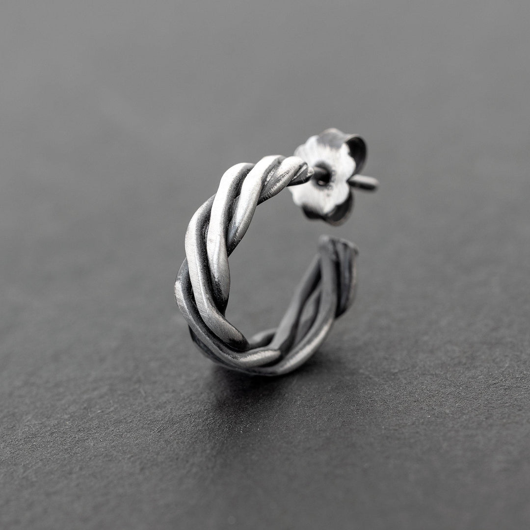 Men's hoop earring - Emmanuela - handcrafted for you®