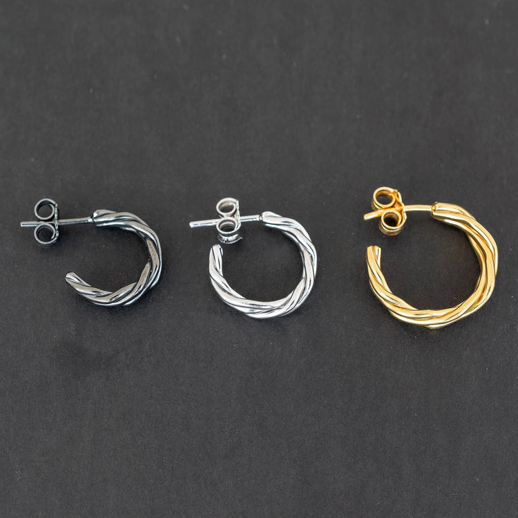 Men's hoop earring - Emmanuela - handcrafted for you®