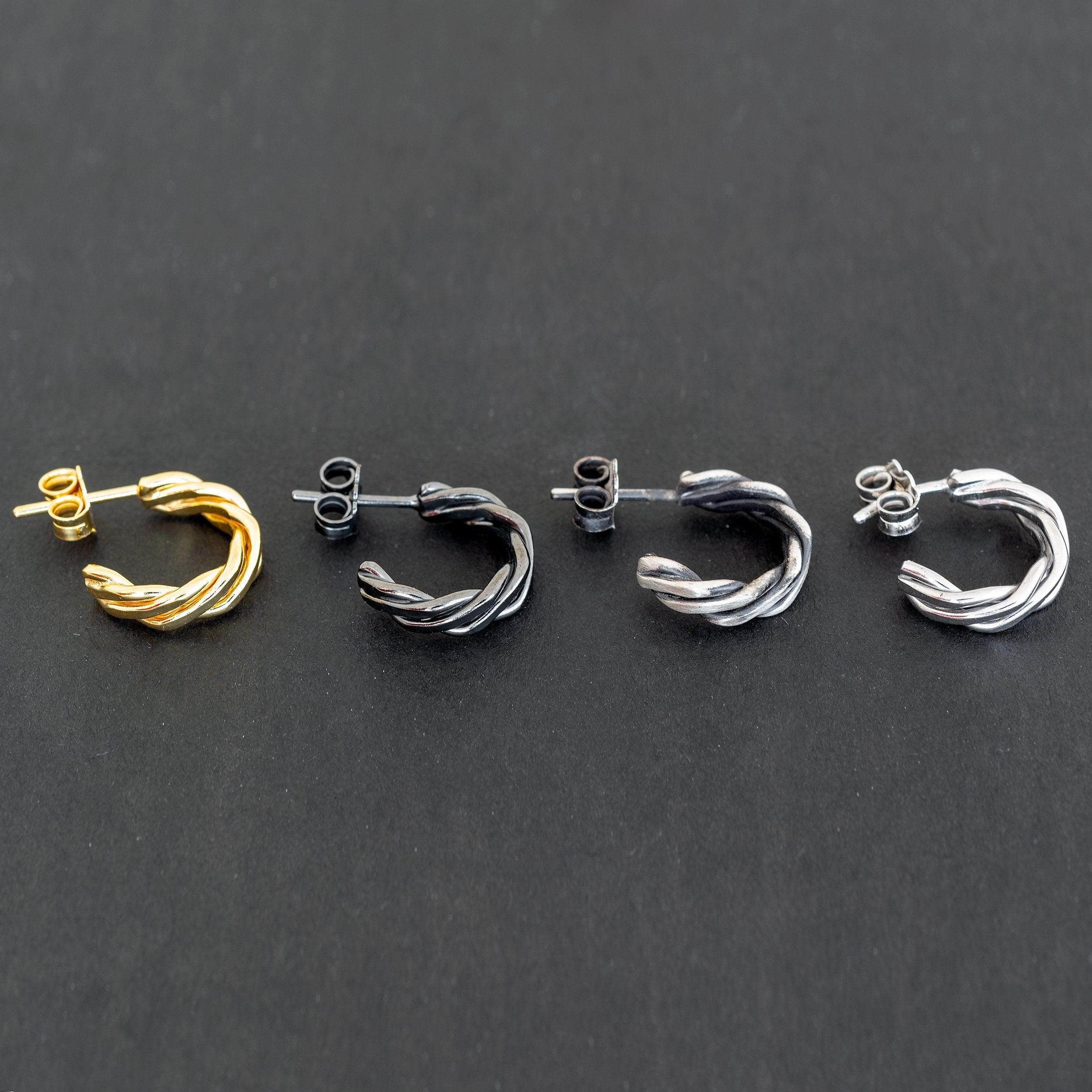 Men's hoop earring - Emmanuela - handcrafted for you®