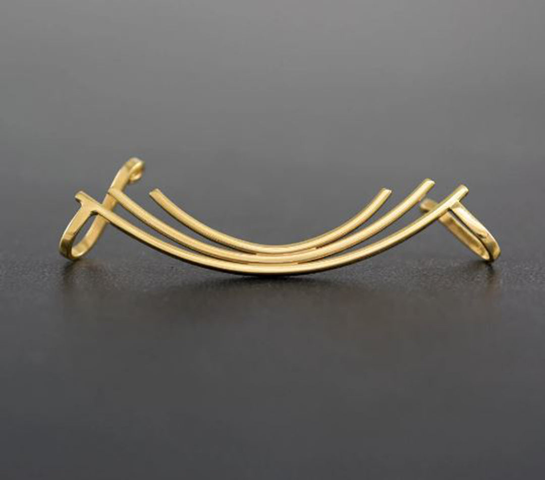 Men's arched cuff earring