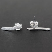 Ανδρικά τοξωτά σκουλαρίκια από ασήμι 925 - κοσμήματα emmanuela