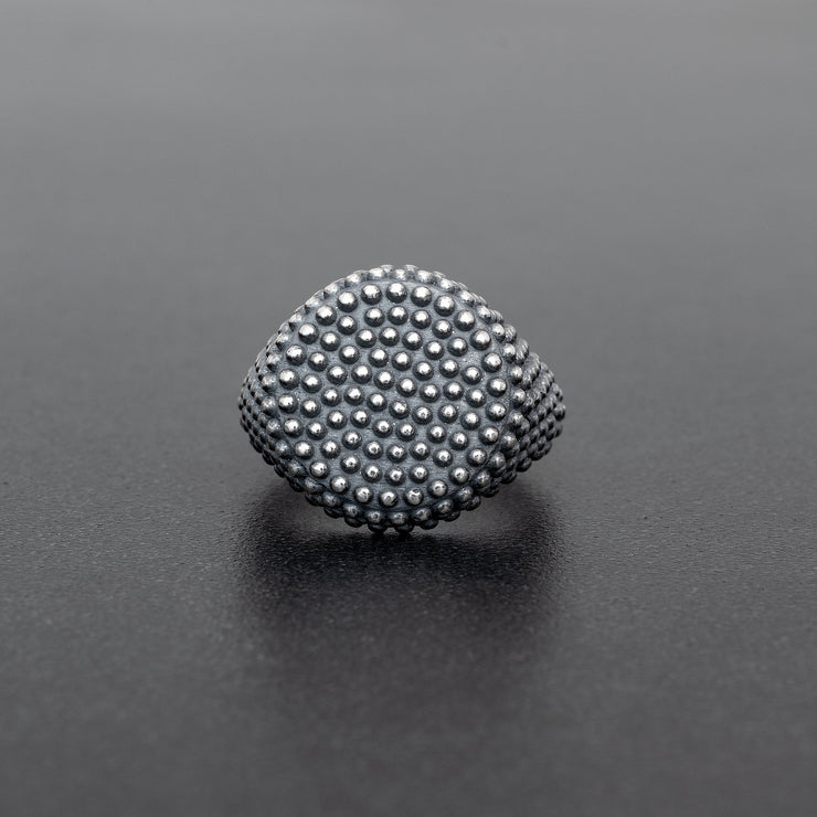 Ανδρικό δαχτυλίδι στρόγγυλο από ασήμι 925 - κοσμήματα emmanuela