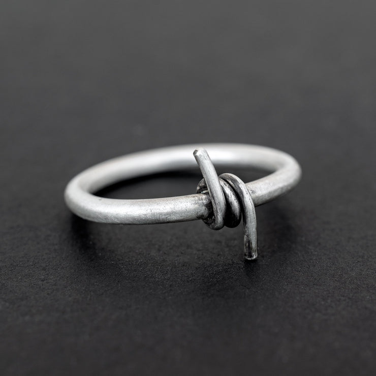 Ανδρικό δαχτυλίδι "συρματόπλεγμα" | Rock αντρικά κοσμήματα Emmanuela