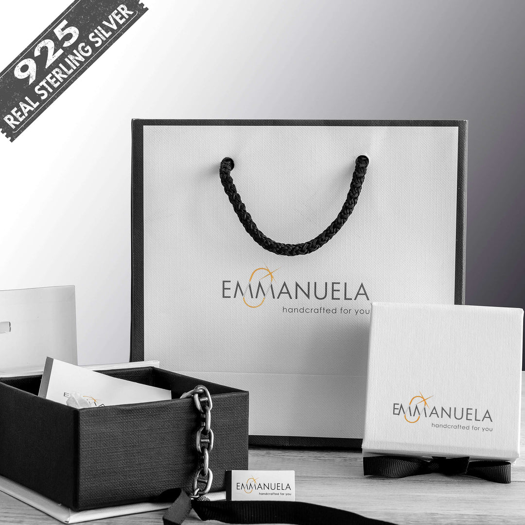 Κρεμαστά σκουλαρίκια ψαροκόκαλα - Emmanuela - handcrafted for you®