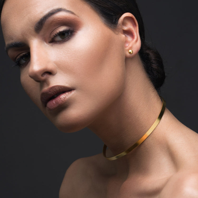 Χειροποίητο μινιμαλιστικό τσόκερ από ασήμι 925 | Κοσμήματα Emmanuela