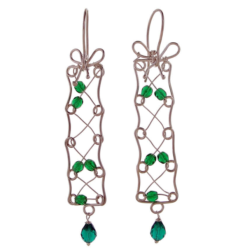 Κρεμαστά σκουλαρίκια μακριά - Emmanuela - handcrafted for you®