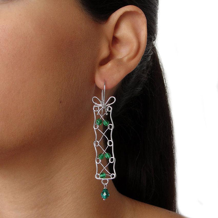 Κρεμαστά σκουλαρίκια μακριά - Emmanuela - handcrafted for you®